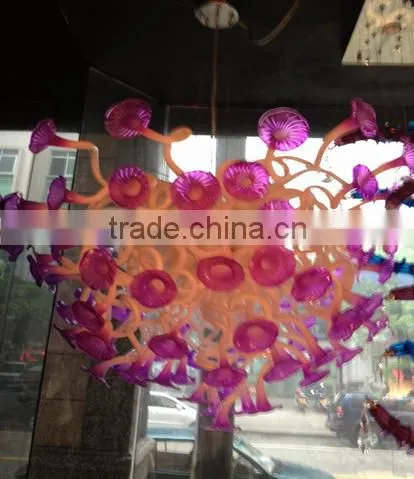 Fashion Creative Glass Ball Pendant Lamp, Hand Blown Glass Pendant Light for Chandelier RT8001 photo-5