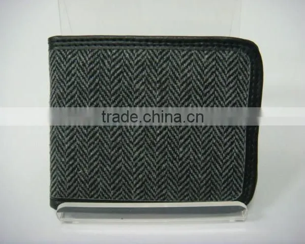 Men's Tweed Leather Wallet 2015