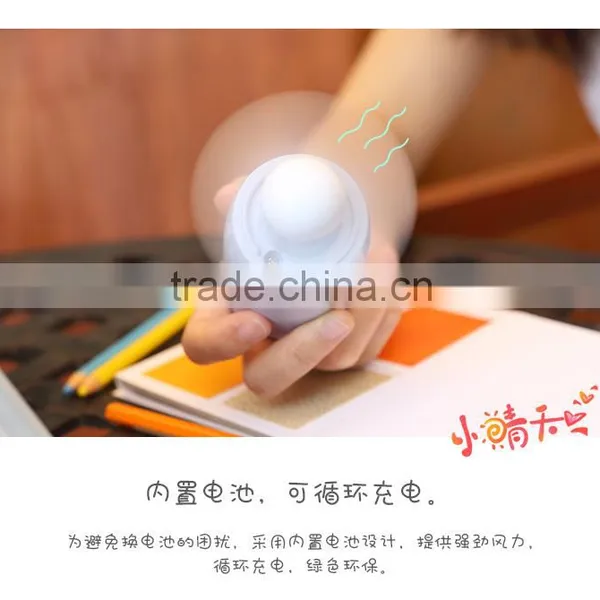 ROCK Mini Cup Handheld Fan 400mah Flashlight Cute Cartoon Cup Fan photo-6
