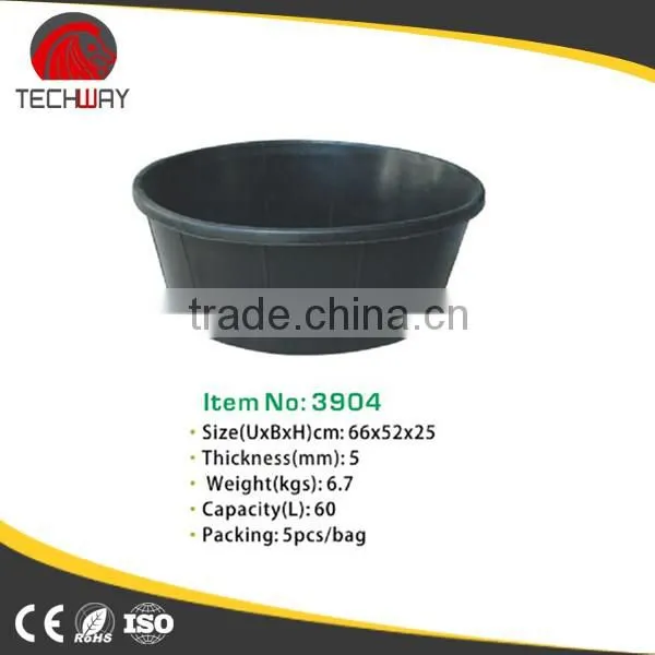 Heavy Duty Rubber Buckets,strong Handle Pails photo-2