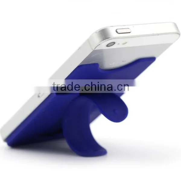 Silicon Material and 3m Sticker Smart Wallet Mobile Card Holder photo-3