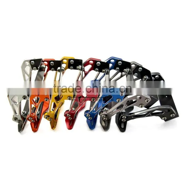BJ-LPL-030-GO High Quality Gold CNC Billet Aluminum Motorcycle Licence Plate Frame Bracket photo-2