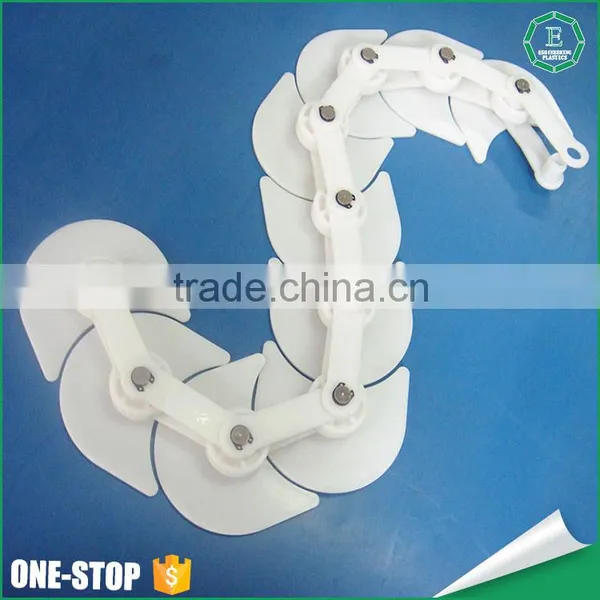 Food Grade Plastic Polyamide Nylon HDPE Polyethylene Delrin POM Sushi Conveyor Chain Factory Quality Choice photo-2