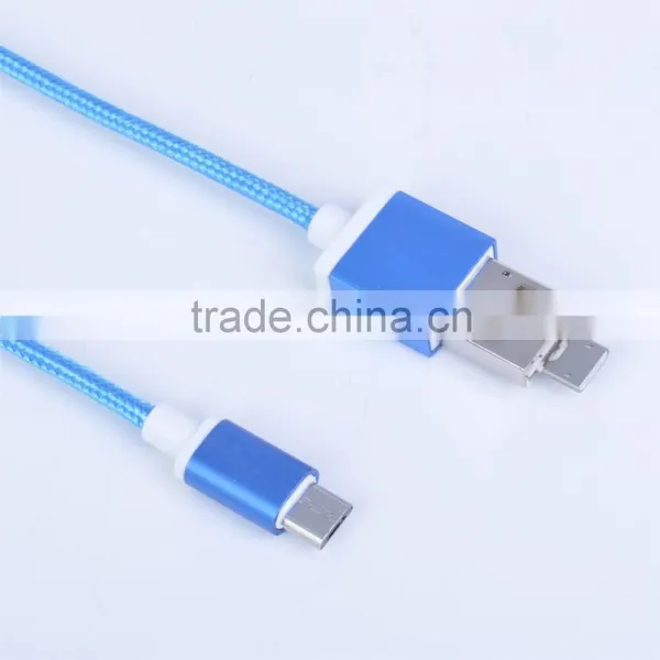 New Arrival Aluminium Alloy USB Data Cable for Mirco Usb Otg Cable / Braided Usb Charging Cable photo-5