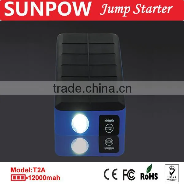 SUNPOW 2015 Hot Selll 12v/24v Jump Starter Portable Car Jump Starter photo-2