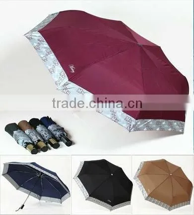 Three Foldable Umbrella