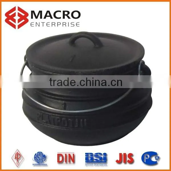 Cast Iron Stew Cookwear Potjie Pot photo-2