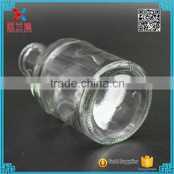Wholesale 200ml Decorative Round Glass Wine Bottle photo-3