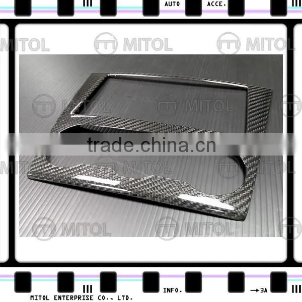 For Subaru WRX 2014- Carbon Fiber Car Center Console Car Dashboard Cover photo-2
