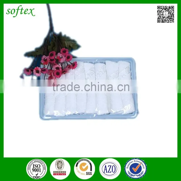 Oem 100% Cotton Disposable Plain White Airplane Towels photo-2