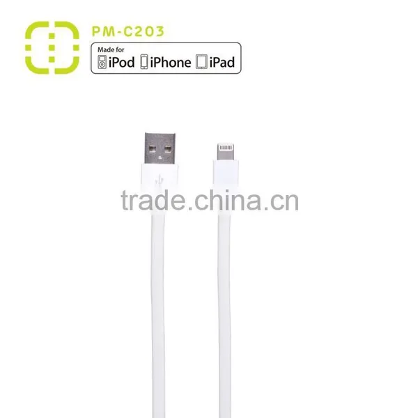 Customized Mfi Flat Charging Cable With ABS Housing photo-2