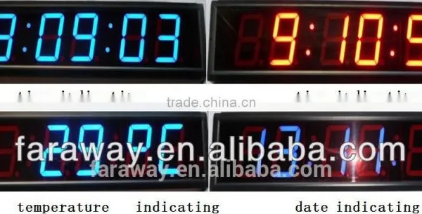 High Brightness 4" Led Countup and Countdown Clock photo-3