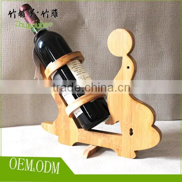 Wine Bottle Holder/Bamboo Wine Rack/Wine Shelf With Different Shape photo-5