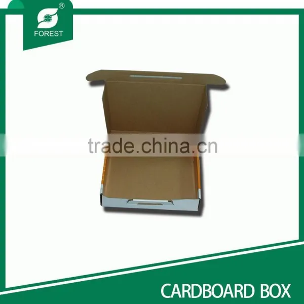 CARDBOARD PACKING BOX FLAT PACK GIFT BOX WITH HANDLE photo-3