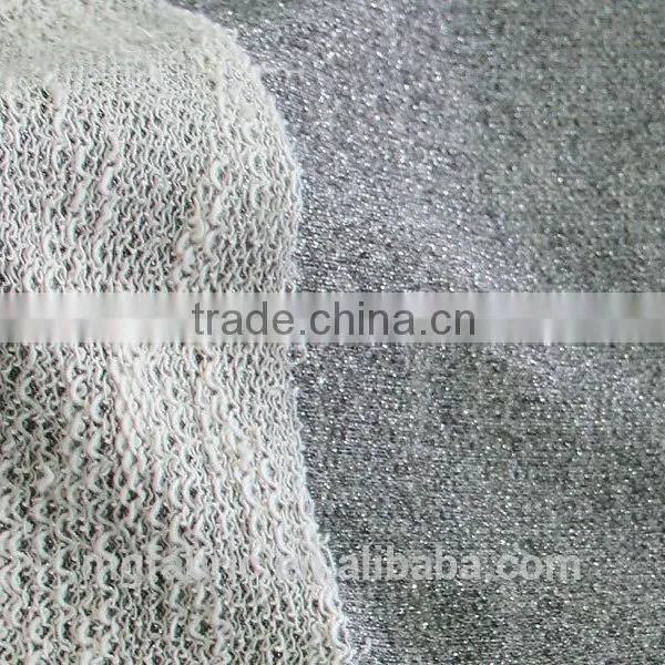 Women Fashion French Terry Silk Cotton Fabric photo-3