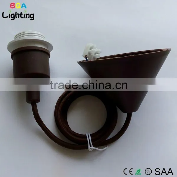E27 Socket Simple Hanging Light Rubber Coated For Wedding Decoration photo-6