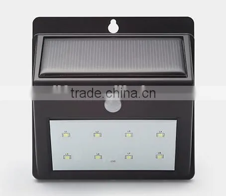 2015 New Outdoor 8 LED Solar Wall Mounted Motion Sensor Light photo-2