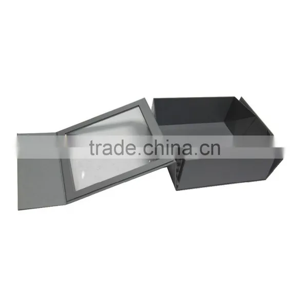 Top Quality Clear PVC Window Paper Gift Box With Magnet Closure Quality Choice photo-2