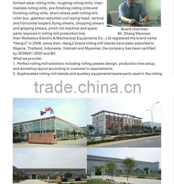 Steel Continuous Hot Roughing Rolling Mill Group for Wire Rod and Rebar photo-3