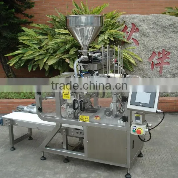 Pre-made Pouch Packaging Machine GD300 for Seafood Soup,paste,sauce Bagg Machine,