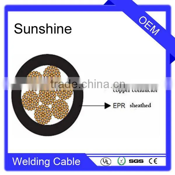 Flexible EPDM or Rubber Insulation Welding Cable 4/0 - 6 Gauge photo-4