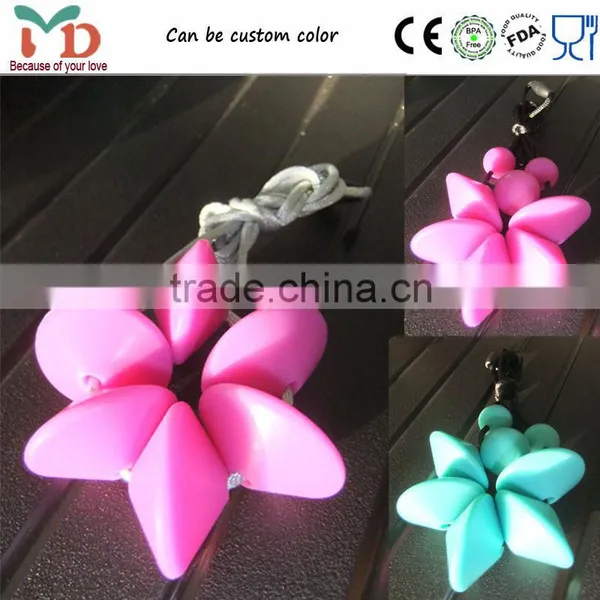 2015 Latest Design BPA Free Food Grade Silicone Teething Beads Necklace Jewellery photo-6