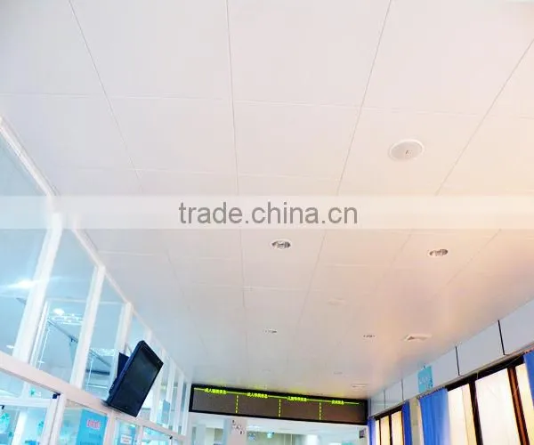 Square Suspended Perforated Soundproof Aluminium Ceiling Design photo-3