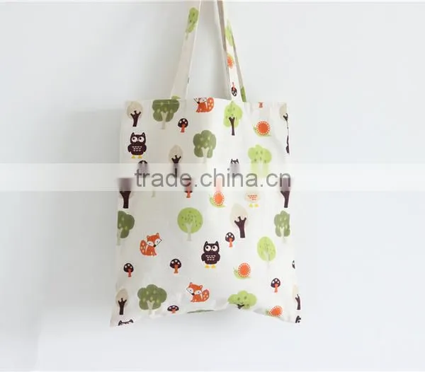 2016 New Style Full Printing Canvas Shoulder Bag With Tote for Shopping photo-2
