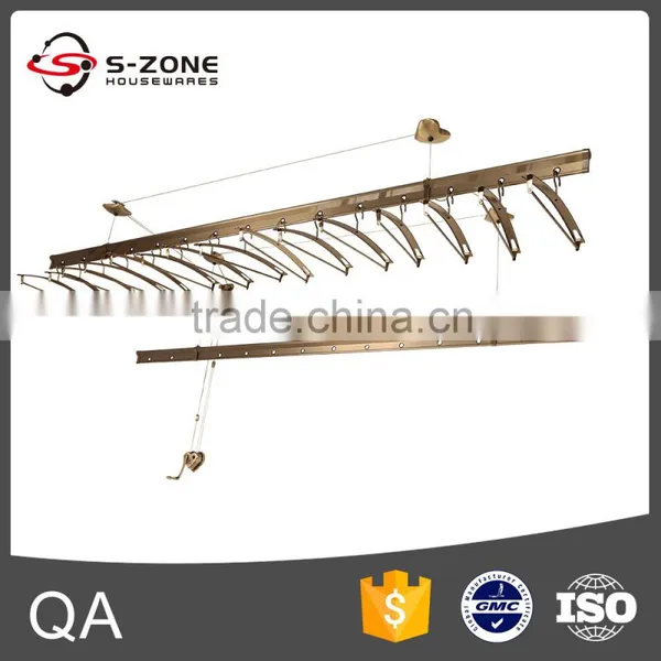 Ceiling Design Clothes Drying Rack With Clothes Rack photo-5