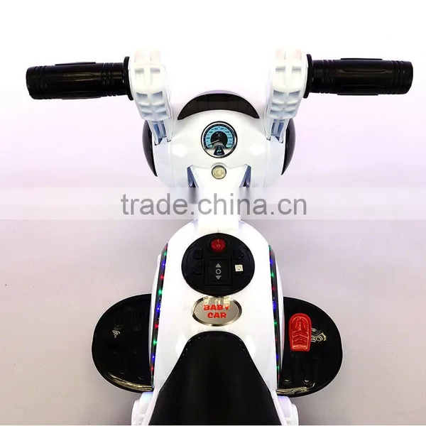 3 Wheels Power Motorcycle Battery Powered Ride On Electric Toy Kid Baby Car photo-4