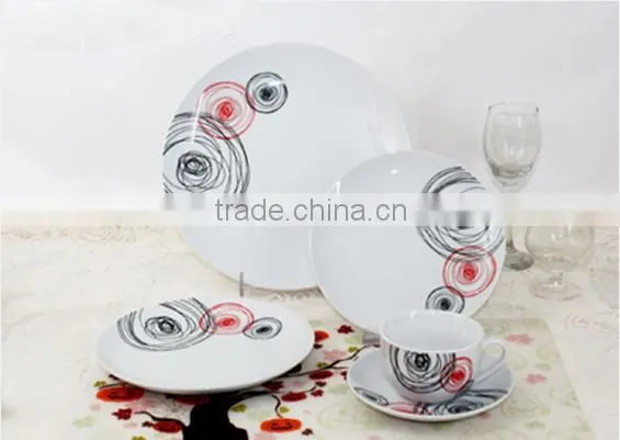 High Quality Porcelain Dinnerware Ceramic Dinner Set photo-5