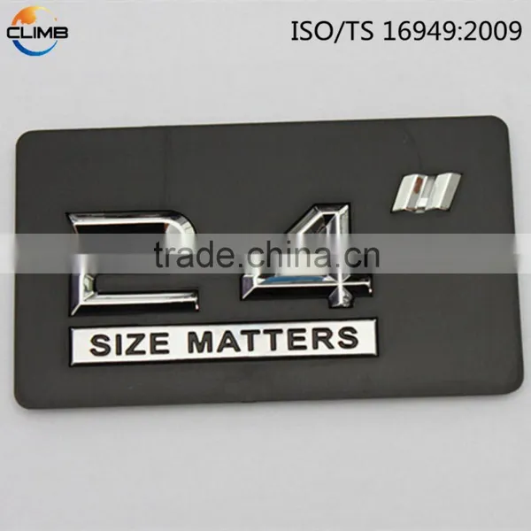 High Quality Car Badge Letters Small Chrome Letters 3D ABS Chrome Letter photo-2