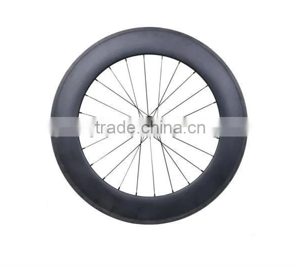 700C CARBON WHEELS 88MM TUBULAR, Professional Bike Wheels 3k Glossy Rim 88mm Tubular, Road Bicycle Wheelsets 88mm Tubular photo-6