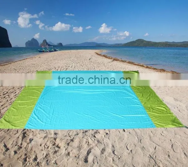 Oversized Mat, Shade Tarp and Beach Picnic Throw Parasheet With Nylon Tote Pouch photo-2