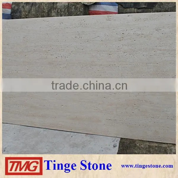 Iranian Super White Travertine In Large Quantity photo-5