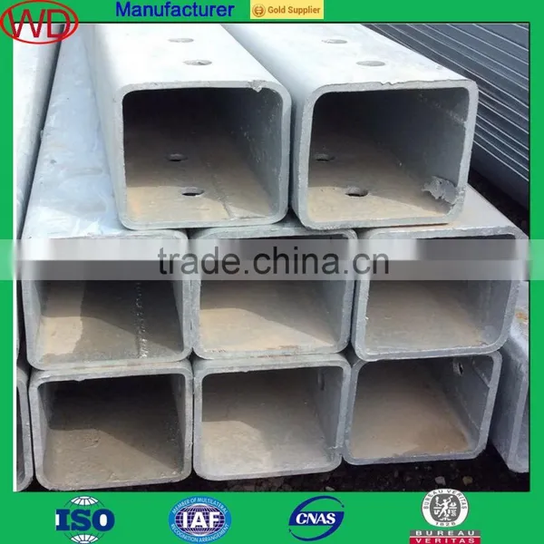 Hot Galvanized Highway Guardrail Square Post photo-2