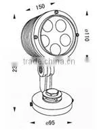 China Garden Landscape Decorative LED Ground Stake Flood Lights photo-4