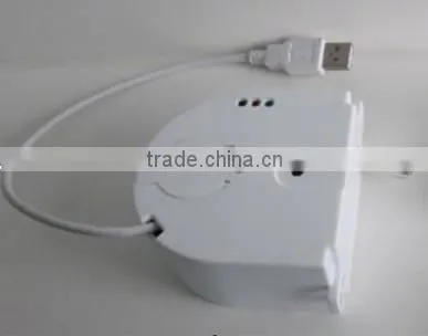 Retractable wall anti-theft alarm security cable sensor