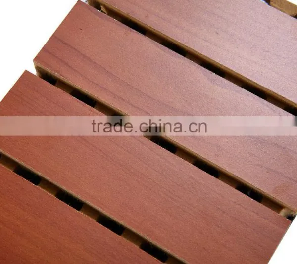 Wooden Fire Insulation Decorative Acoustic Wall Panels photo-5