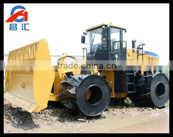 compactor for rubbish trash compacting machine