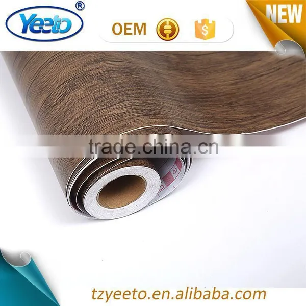Eco Friendly Wood Grain Decorative Modern House Wall Stickers photo-5