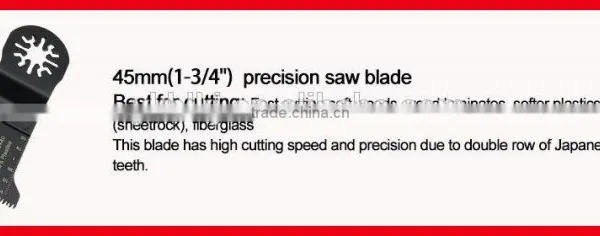 45mm (1-3/4'') Precision Oscillating Tool Saw Blade for Fast Cutting Wood,plastic, With High Cutting Speed photo-2