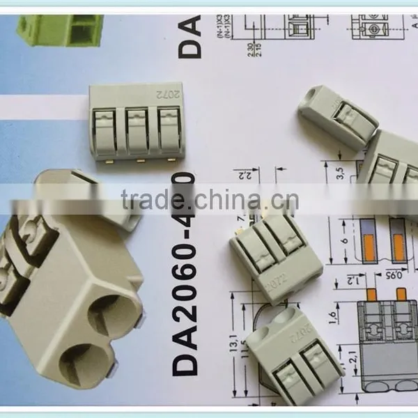 Factory Price 4.00MM Germany Terminal Block With Fast Surface Mount Pcb Terminal Blocks With Push-buttons photo-3