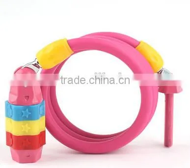 Children Bicycle Lock Accessories Environmental Children's Puzzle Lock Mountain Bike Lock Password Lock photo-2