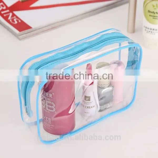Eco Recycled Retailing Plastic Zipper Fashion&cheap Cosmetic Bag photo-5