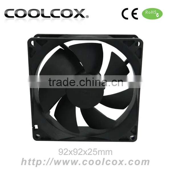 CoolCox 92x92x25mm Axial Fan,9225 PC Case Cooling Fan,electric Fan,Exhaust Fan photo-2