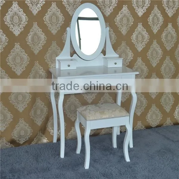 China factory direct sale high quality MDF dressing table set