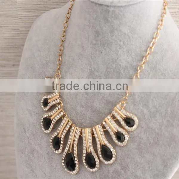 Fashion Charm Women Necklace Water Drop Metal Necklace Wholesale photo-4