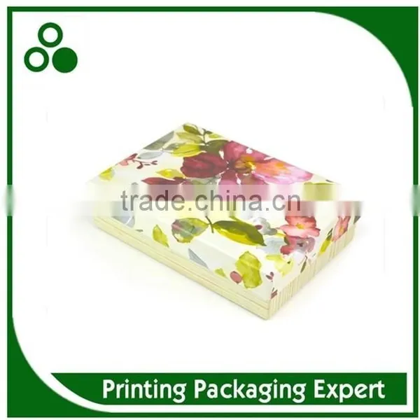ELEGANT BOUTIQUE PAINTING PRINTING FLOWER CARDBOARD GIFT PAPER BOX photo-6