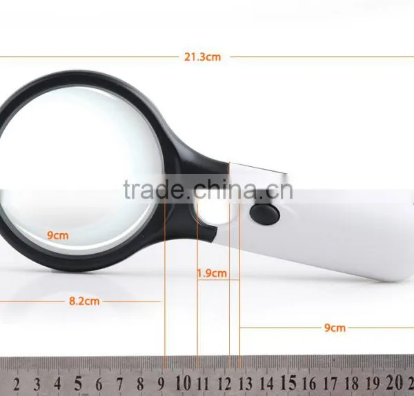 With RoHS High Quality 3LED Illuminated Inspection Magnifier photo-5